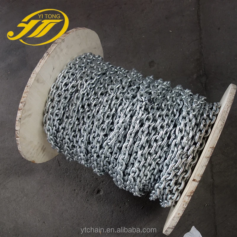 hot dip galvanized Steel NACM1996/2003/2010 G43 High Test Chain