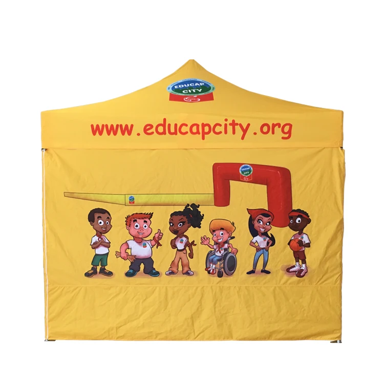 
Sub Printing Popup Tent Customized Folding Gazebo Canopy And Sidewalls 