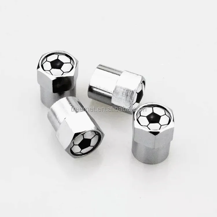 4 x Silver Color Metal Car Truck Bike Tire Wheel Rims Stem Air Valve Caps Tyre