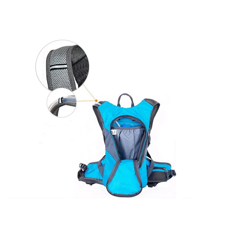 Sanofee Custom Logo Nylon Sport Water Bladder Insulated Hydration Hiking Backpack Cycling Pack Bag