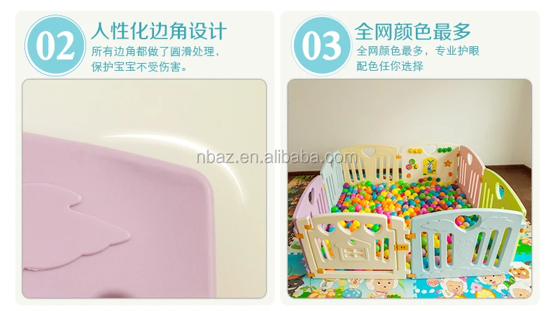 
Factory Beauty Furniture Pet Fence Plastic Portable Fences For Dogs 