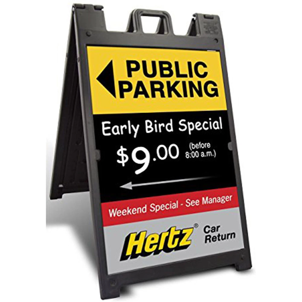 super dependable sidewalk sign stand Contact us