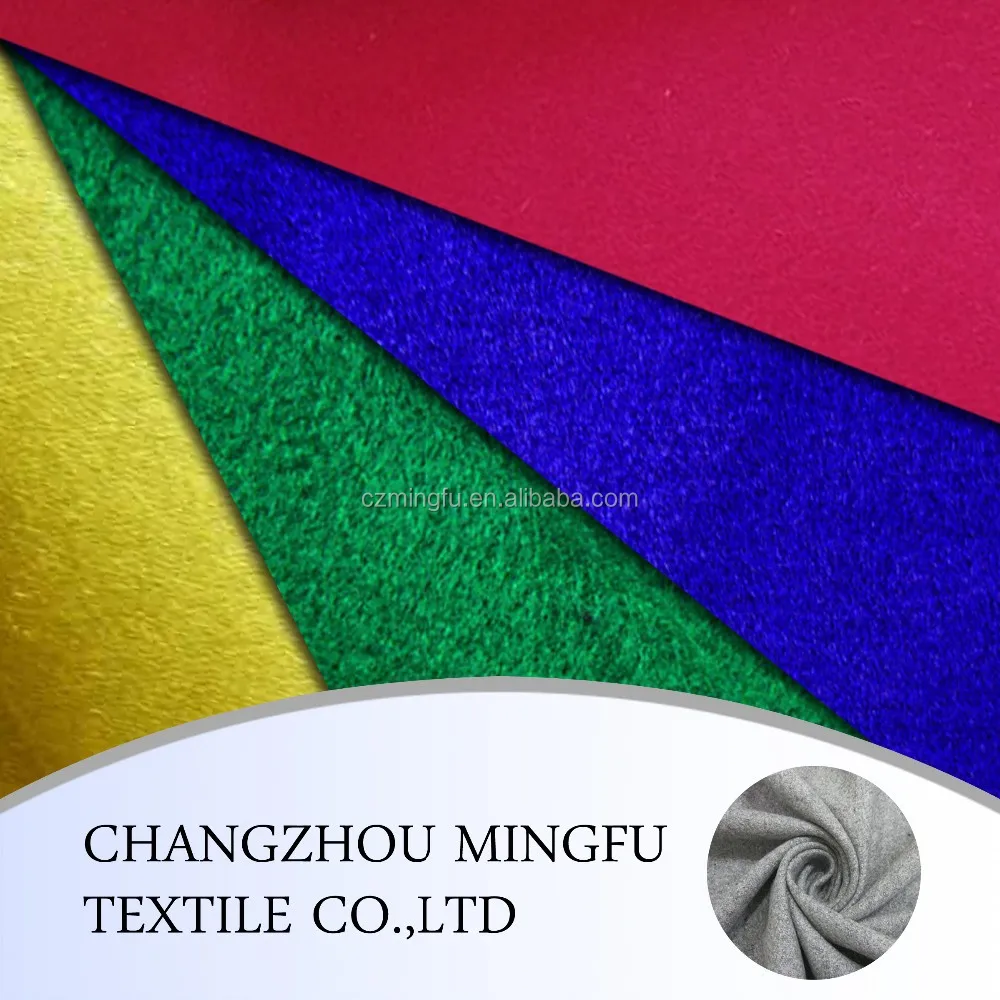 China direct factory new design 45% polyester 55% wool worsted flannel wool serge fabric