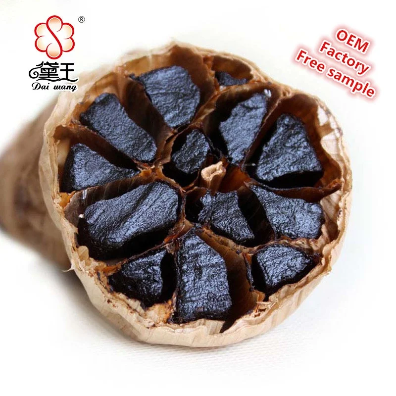 Factory OEM Free sample China garlic factory supplies Korean and Japanese fermented black garlic