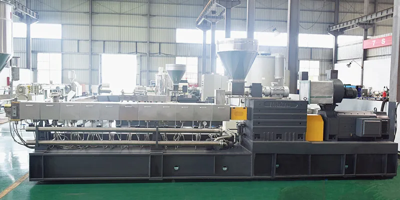 Машина для производства пластиковых гранул, двухшнековый экструдер с подводной гранулирующей линией для гранулирования PP PE PVC PC PS