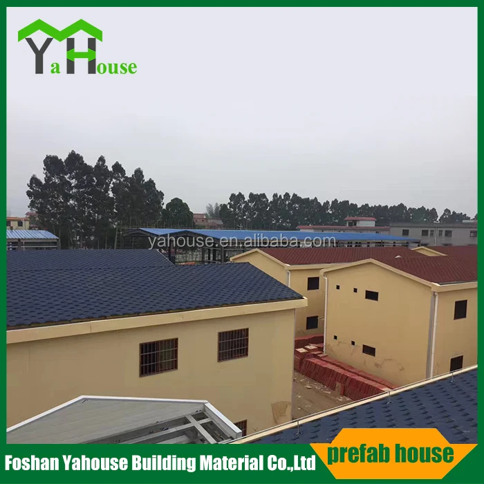 Good Insulation 2 Storey low cost light steel Prefabricated House for poor people