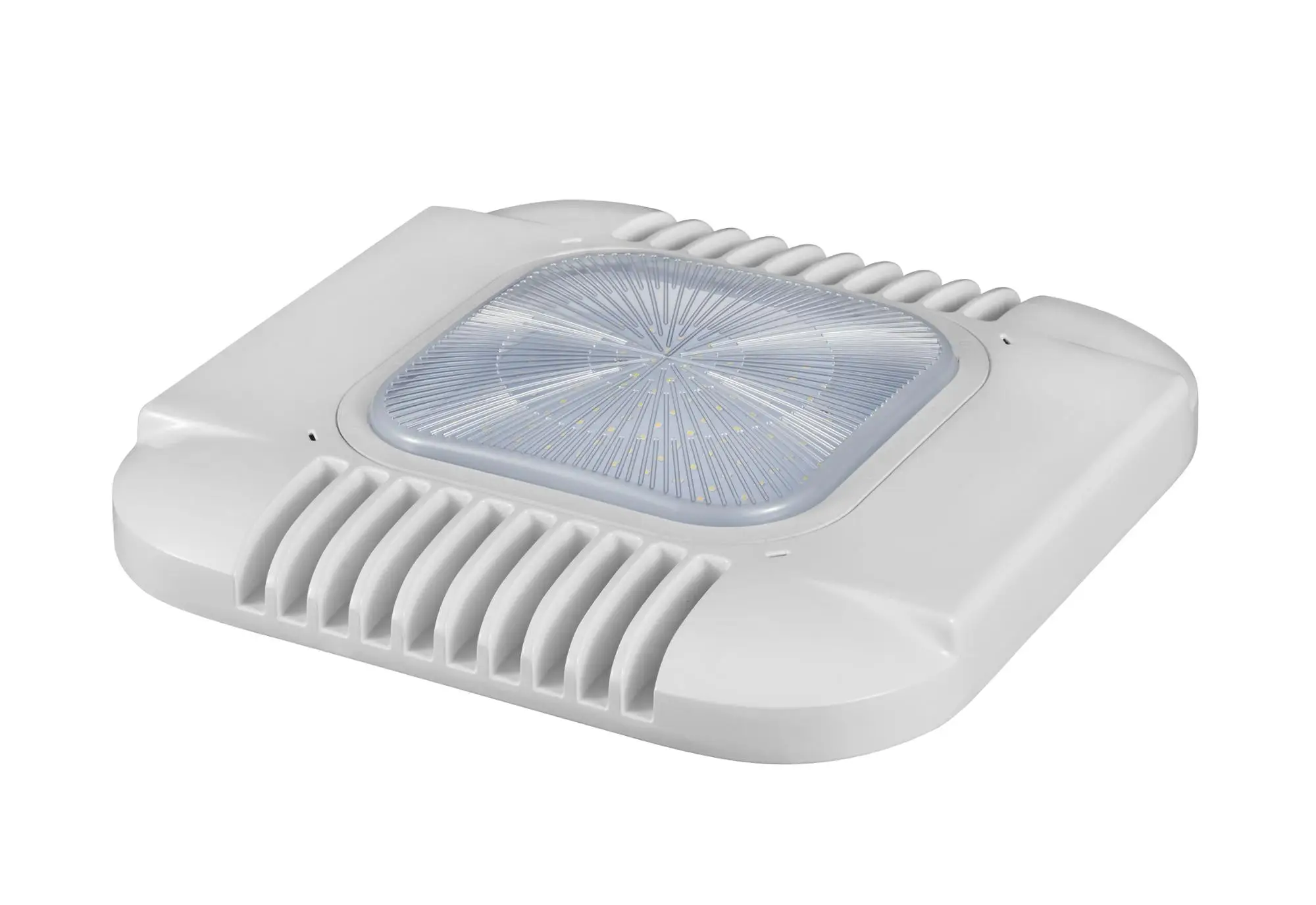 
LG 3030 Chips Input Voltage of 100-277 VAC Gas Station LED Canopy Light Fixtures 