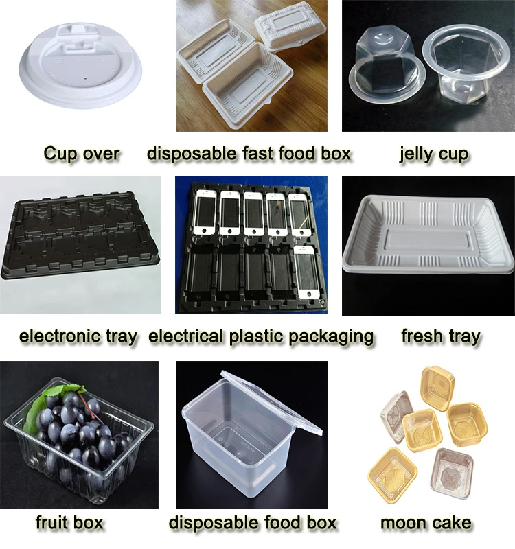 Thermoforming Machine High Speed Automatic Plastic Plastic Blister Vacuum Forming Machine Fast Food Box PP PS PET OPS PLA Ce