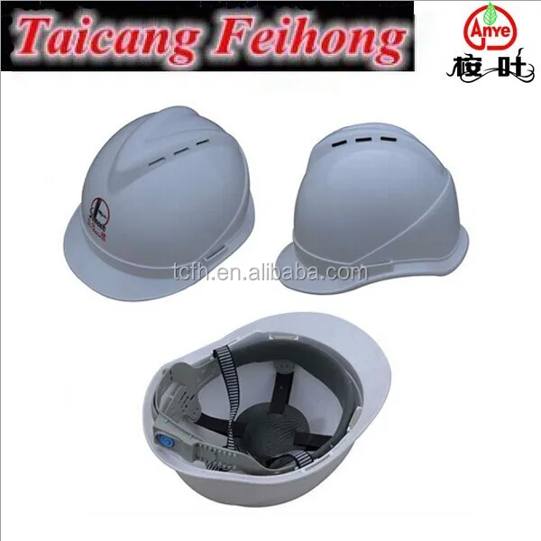 V model safety helmet with ventilation hole