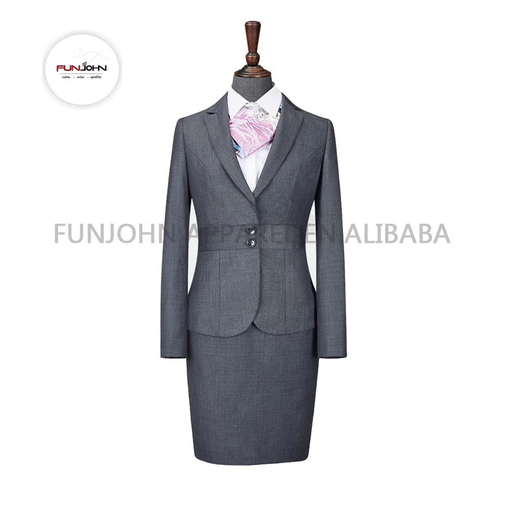 office uniform design suit women business suit for hotel receptionist uniforms
