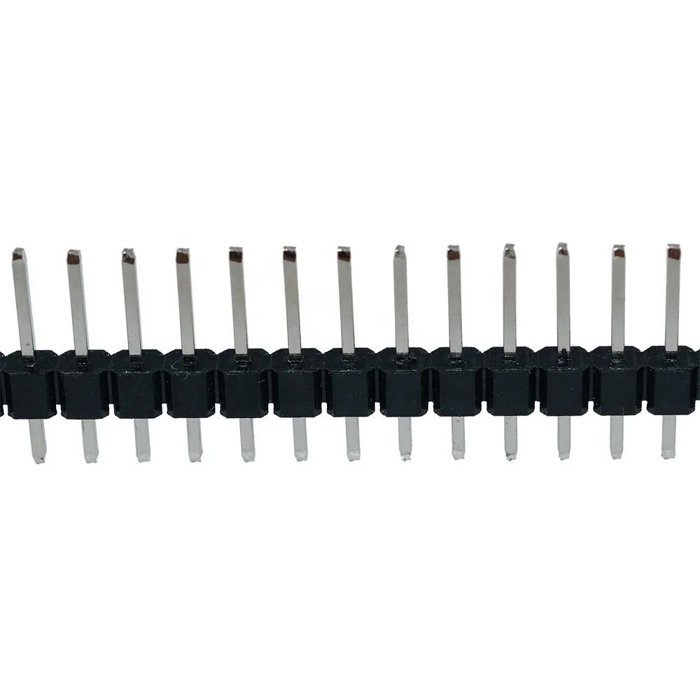 40Pin 2.54mm Single Row Straight Male Pin Header Strip PBC For Single Row Pin Header Strip PCB Connector