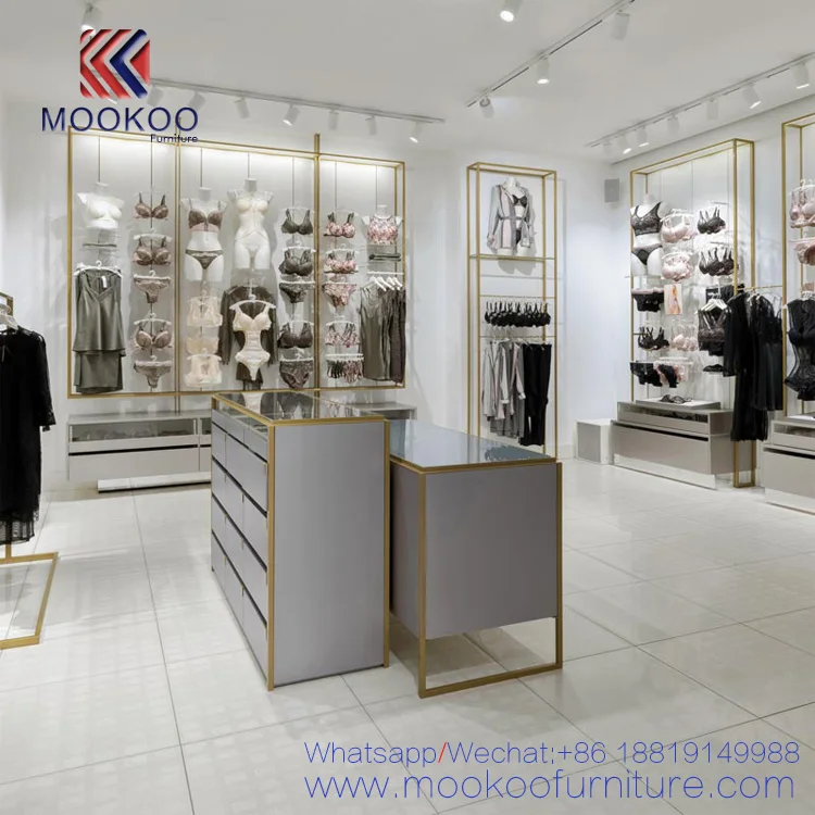 Bra Display Design Lingerie Interior Underwear Shop Display Shelves