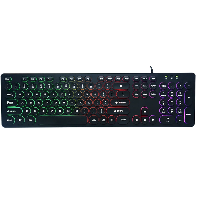 USB-кабель Проводная профессиональная игровая клавиатура для компьютера