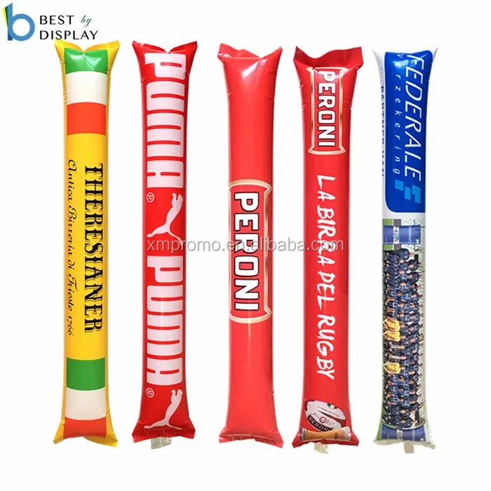
Custom print promotional inflatable stick sport fan noise maker 