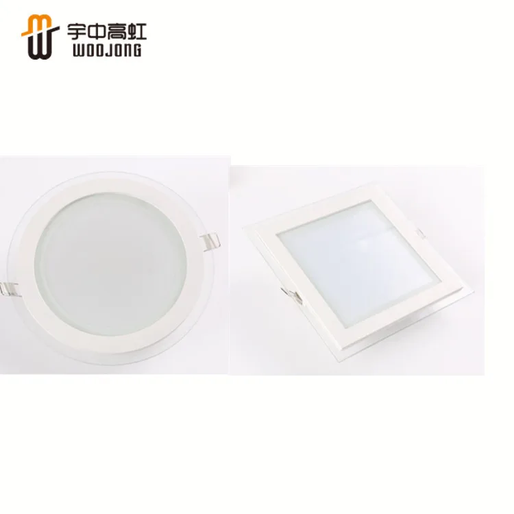 
Ultra-thin flat surface mounted lamp 18W square glass LED Downlight 