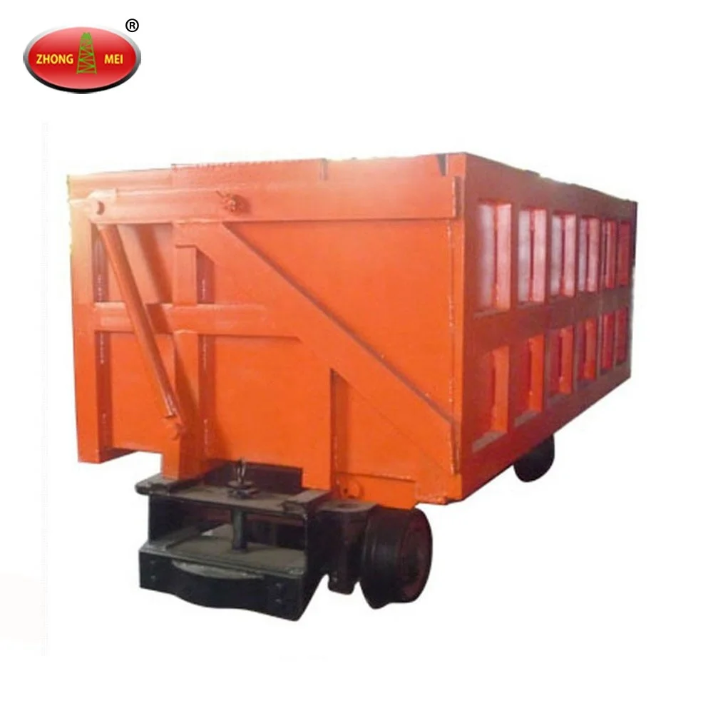 KZ1.2 Curved Rail Side Dumping Mine Car/Narrow Gauge Mine Car