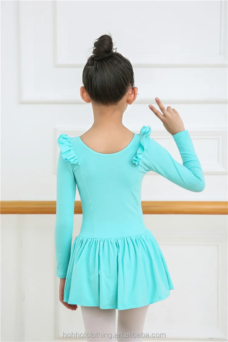 Hot Fashionable  Wholesale Cheap Tulle Chiffon Long Sleeves Training Dance Wear Skirt Tutu Ballet