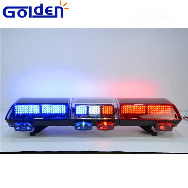 Response vehicle hook mount red blue warning military police streethawk lightbar with speaker