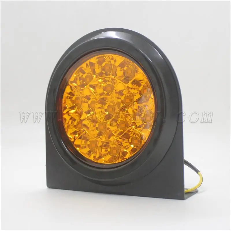 4 дюйма круглые светодиодные грузовик с прицепом сигнальная лампа водонепроницаемый светодиодный грузовик с прицепом трехколесный велосипед задний стоп-сигнал с указателем поворота