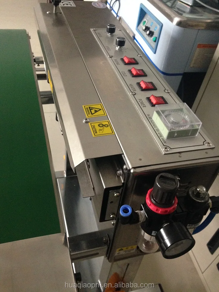 
FRQ-980C continuous band sealer machine with gas filling 