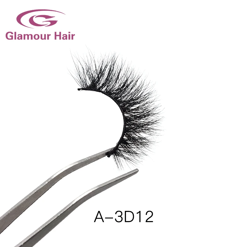 
Premium 3D Mink Lash Private Label False Eyelashes Wholesale 100% Real Mink Fur Handmade 