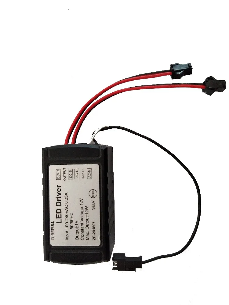 Constant Voltage Led Driver Dual Output No Waterproof 12W 12V 1A Lighting and Circuitry Design 1 - 50W 3-YEAR Single