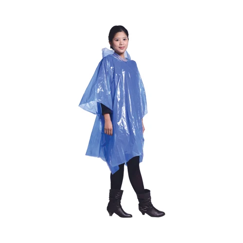 Wholesale promotion disposable pocket raincoat