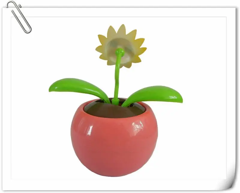 
Dancing toy solar flower dashboard decoration miniature 