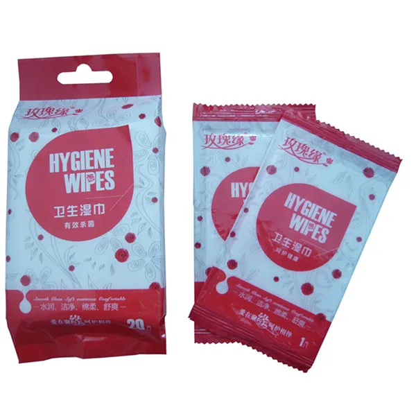 
vaginal disinfectant wipe or feminine care wipes 