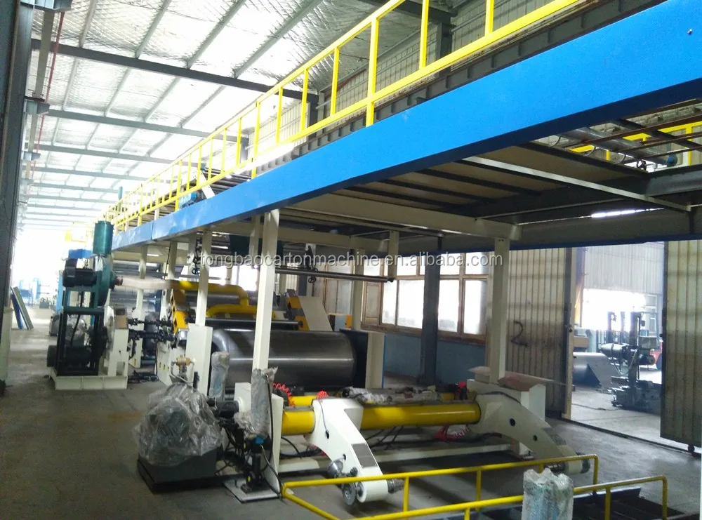 Full automatic corrugated cardboard carton box making machine