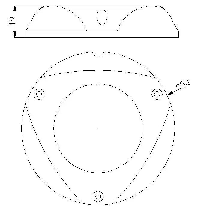 Marine grade 108W 316L stainless steel submersible surface mount  led underwater lighting