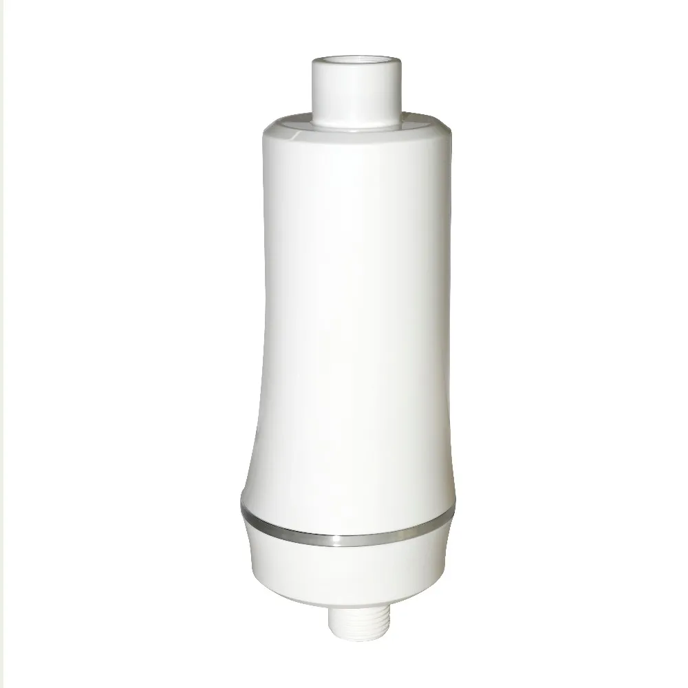 Metal Housing 10-stage Shower Filter Add Vitamin C , Work with any Shower Head & Handhold Shower, High Output flow water