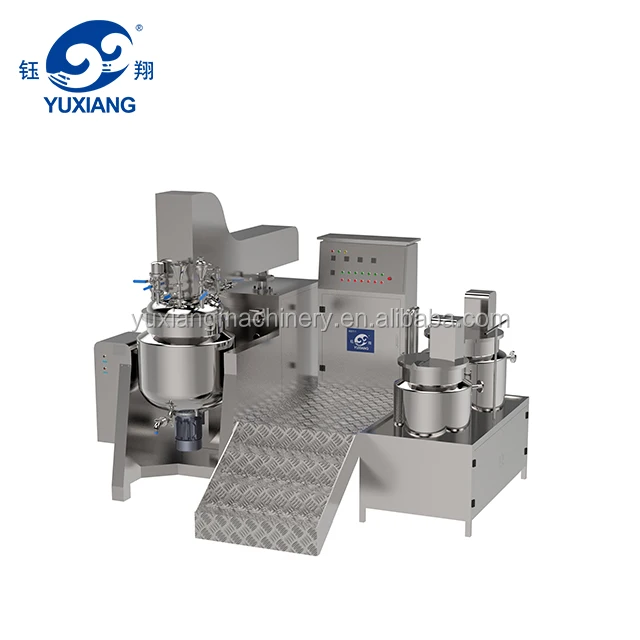 Косметический крем Yuxiang 100 л, вакуумный гомогенизирующий эмульгатор, смесительная машина