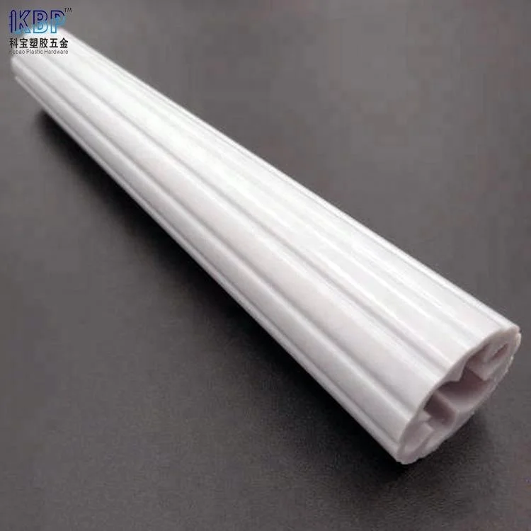 Grey Plum Blossom-Shape Abs Hard Tube Plastic Profile