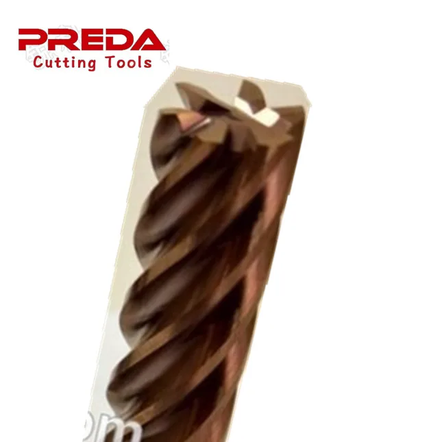 CNC Mills Cutting Tools 6 Flutes finishing Solid Carbide Square End Mill cutting tools ferramentas flat end mill