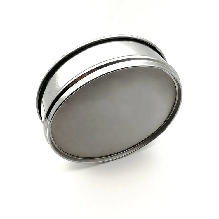 40 Mesh Flour Sifter Round Flour Sieve Strainer Premium Rustproof Stainless Steel Fine Mesh Test Sieve