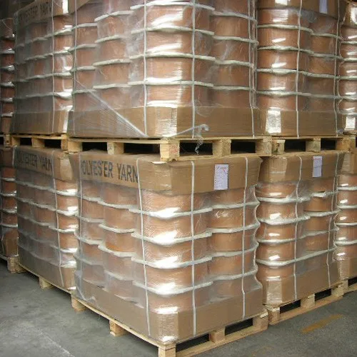 dope dyed poy color 100% polyester yarn (75D-600D) manufacturing