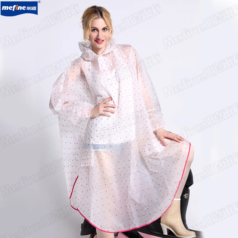 Customized Logo Fashion Outdoor Plastic Adult Raincoat Motorcycle Waterproof Adults Bicycle Raincoat