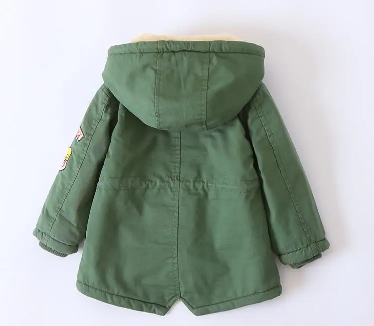
Wholesale Winter Children Thick Jacket Coat Kids Boys Fleece Jacket Down Parkas Warm Hooded Coat 3-8Y 