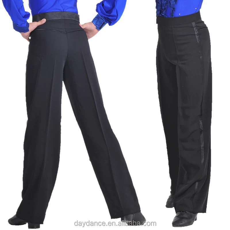 Men Modern Ballroom Salsa Tango Latino Dance Pants