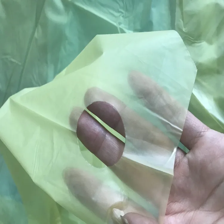 JWIG6001 China Factory Disposable Waterproof CPE/PE plastic Gown/clothes