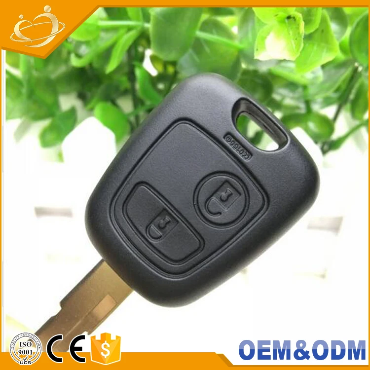 Variable 2 Button Uncut Blade Remote Car Logo Key remote Case Key Shell Fob for Citroen C1 C2 C3