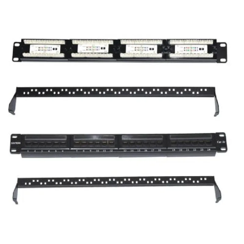  XL-P5E0024 высокое качество Cat5E Keystone Jack UTP 24 порта патч-панели двойным iidc 110 IDC крона типов патч-панель