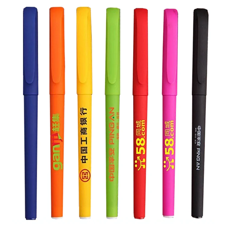 Cheap Promotion Pen with logo Colorful Candy Gel Pen for School Student Office