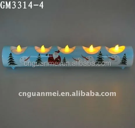 Оптовая продажа рождественский стекло подсвечник с 4 держателями