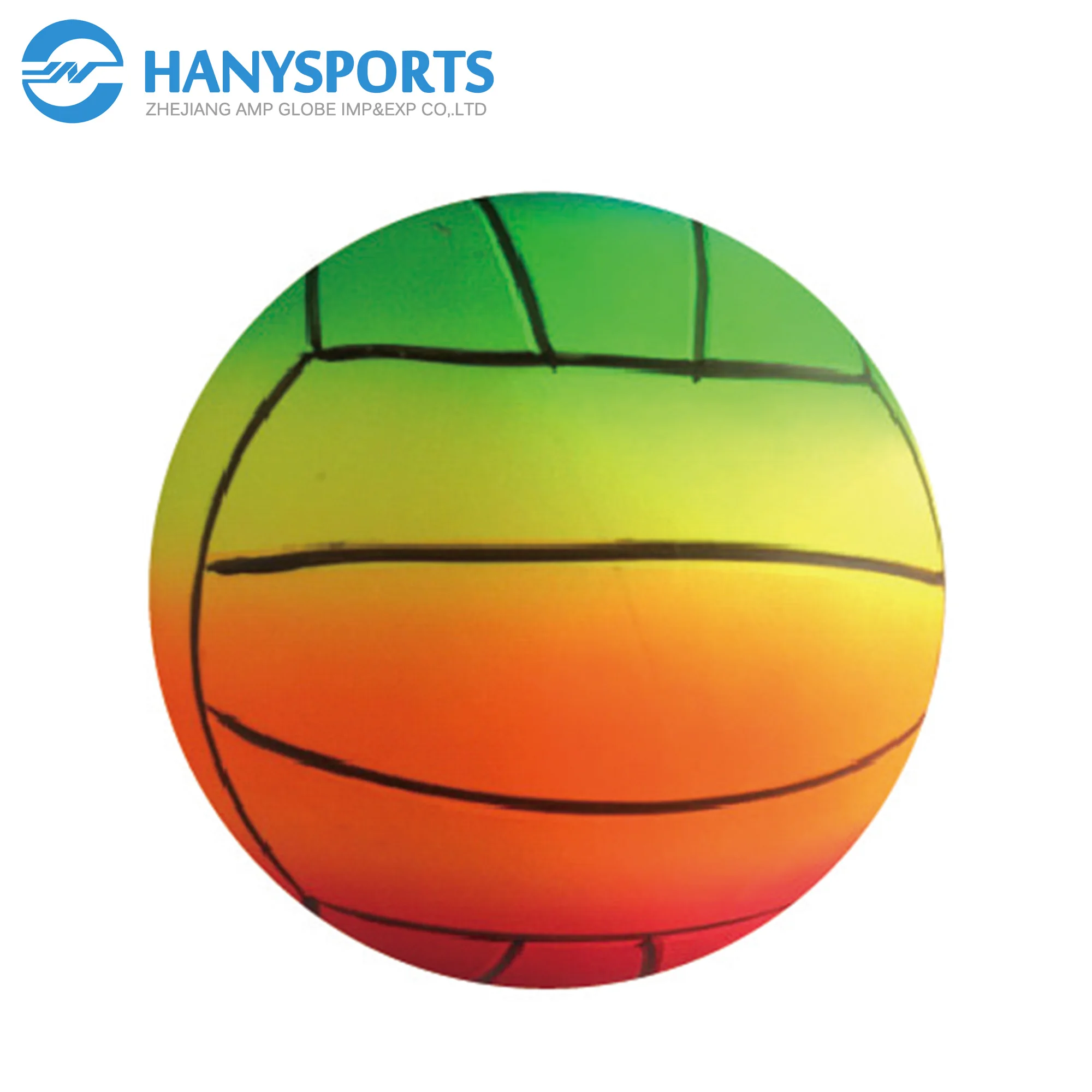 
Wholesale PVC rainbow ball , toy volleyball for kids with cheap price 