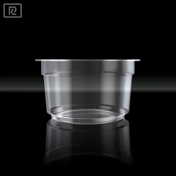 
A100-P PP 3oz 100ml disposable yogurt ice cream plastic cups with lids 