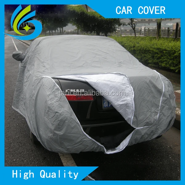 HUILONG ten years factory PEVA&PP cotton waterproof breathable fabric heated sewing car cover automatic