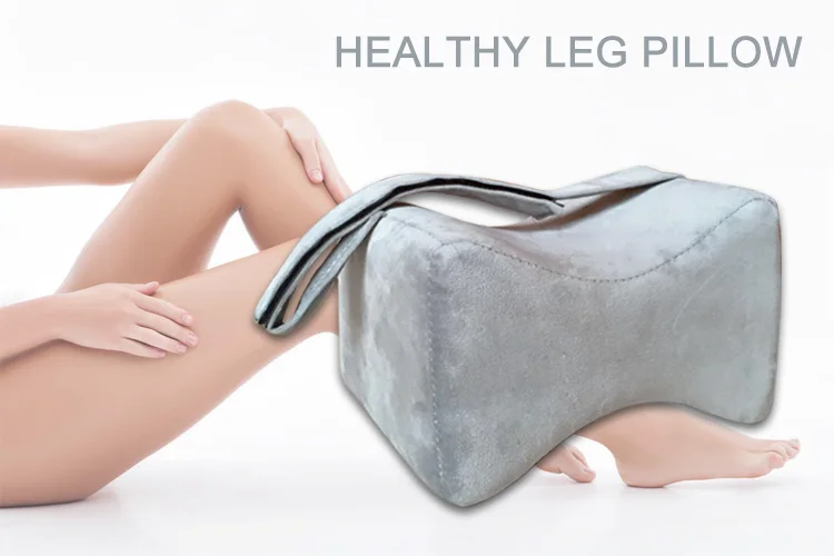 YUNAO Hot selling Soft Fabric Orthopedic Straps Pillow Rest Legs Cushion Knee Support Wedge Leg Pillow