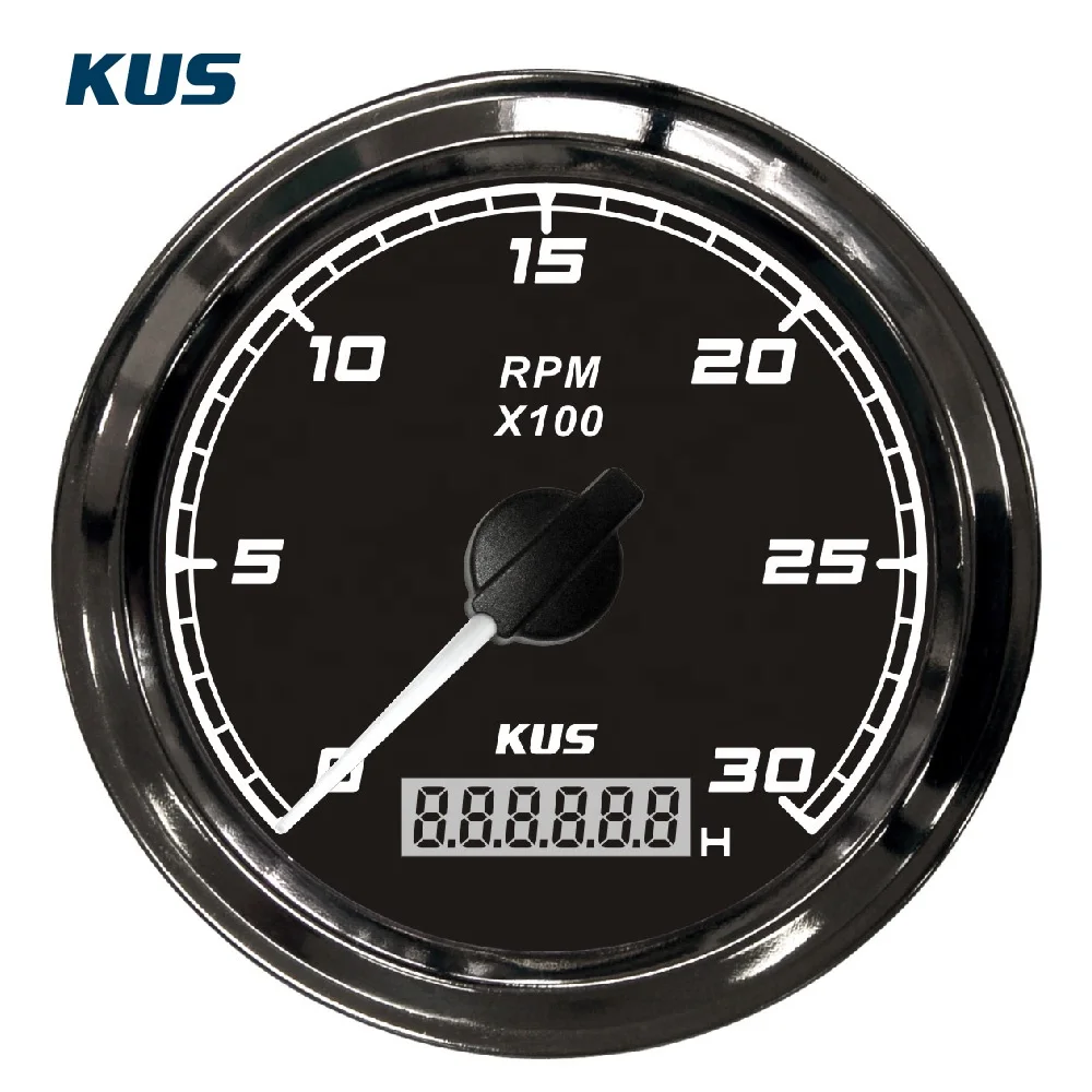 
KUS Marine Sea Q Gauge Series Tachometer KF07018,FMHB-BS-3KL 